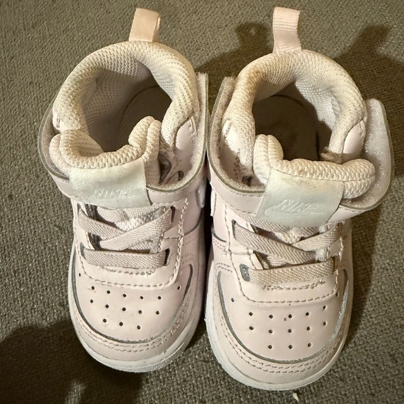 SOLD* Nike Kids Sneakers - Light Pink and White - Picture 5 of 5